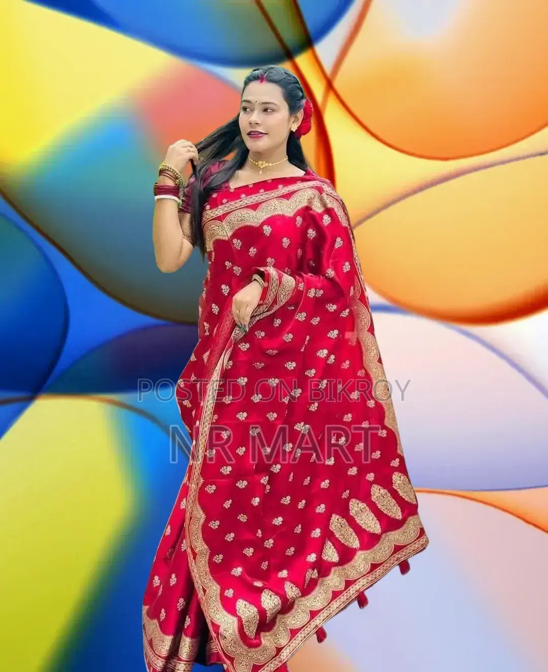 Premium Japanese Silk Saree (with Blouse Piece)