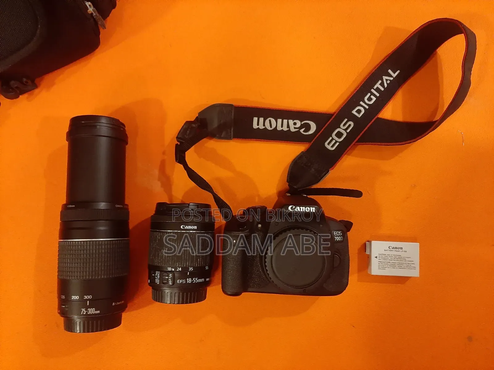 Cannon 700d With Zoom Lens And 58 Lens