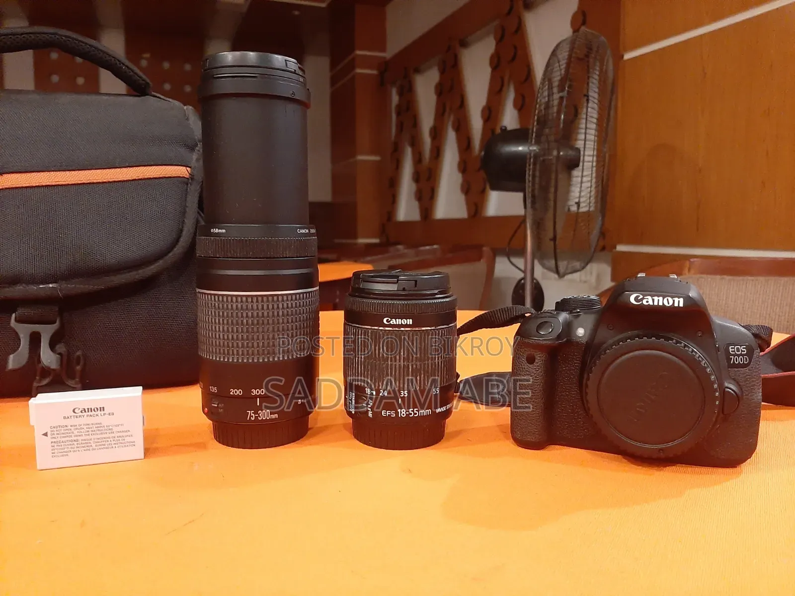 Cannon 700d With Zoom Lens And 58 Lens