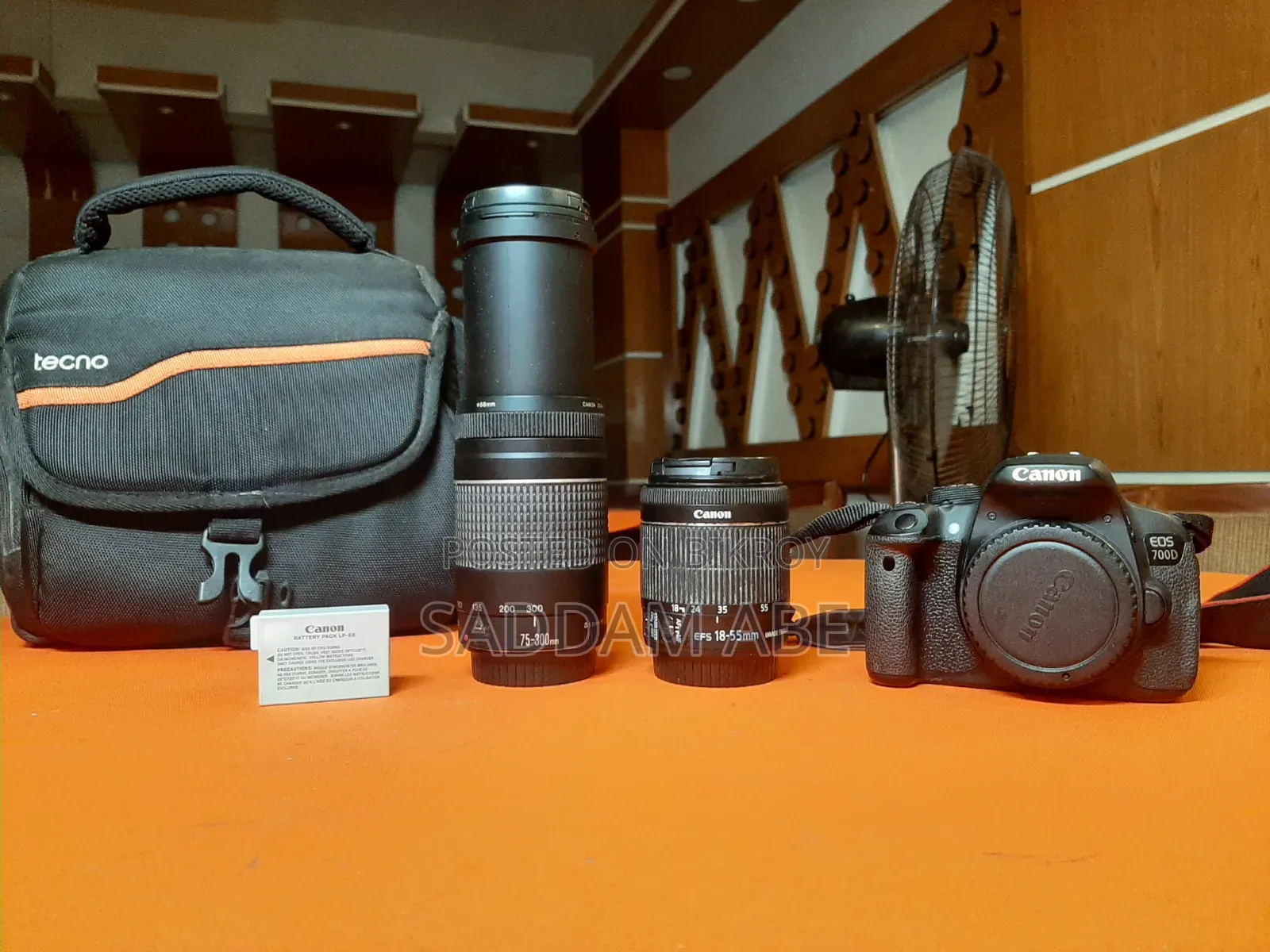 Cannon 700d With Zoom Lens And 58 Lens