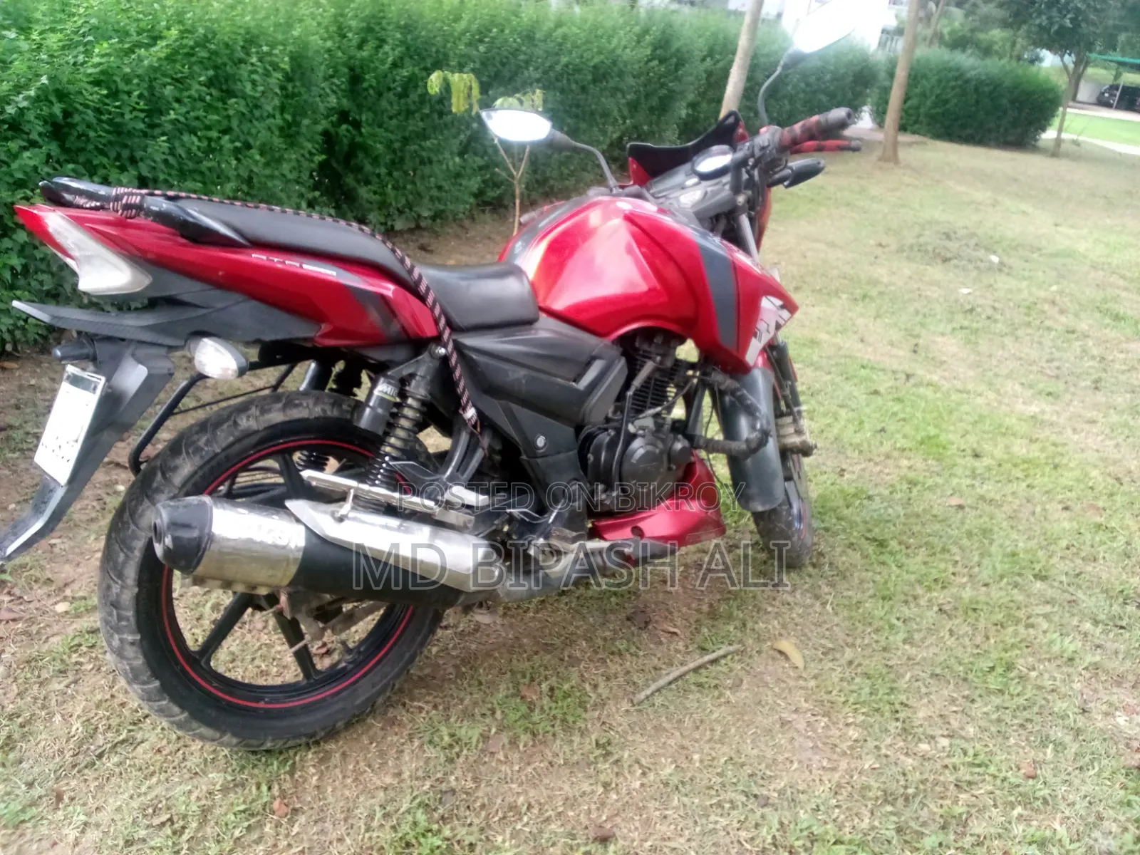 TVS Apache RTR 160 2V 2016 Red