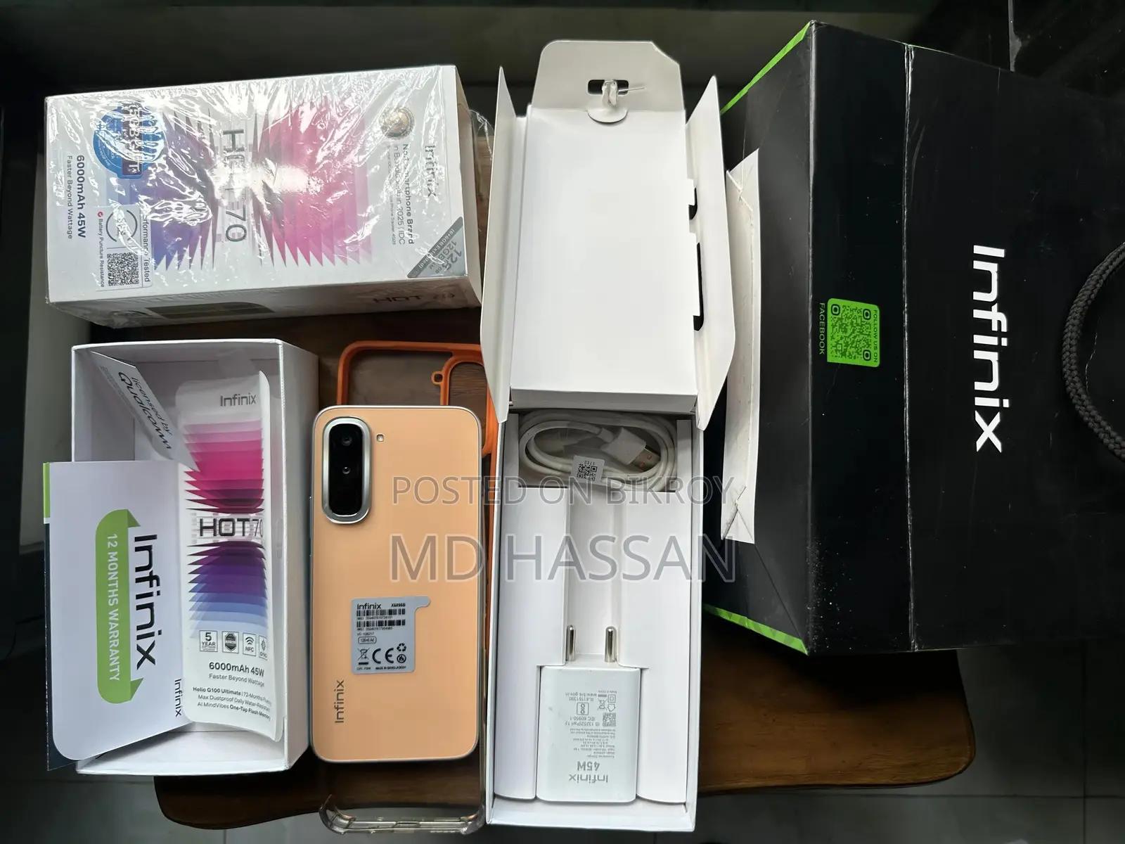 Infinix Hot 70 128 GB Pink