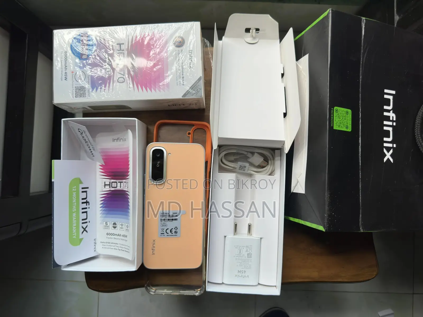 Infinix Hot 70 128 GB Pink