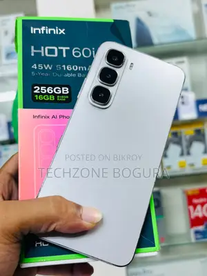 ইনফিনিক্স হট ৬০আই ২৫৬ জিবি সিলভার