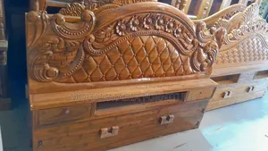 Akashi Wood Full Box Bed