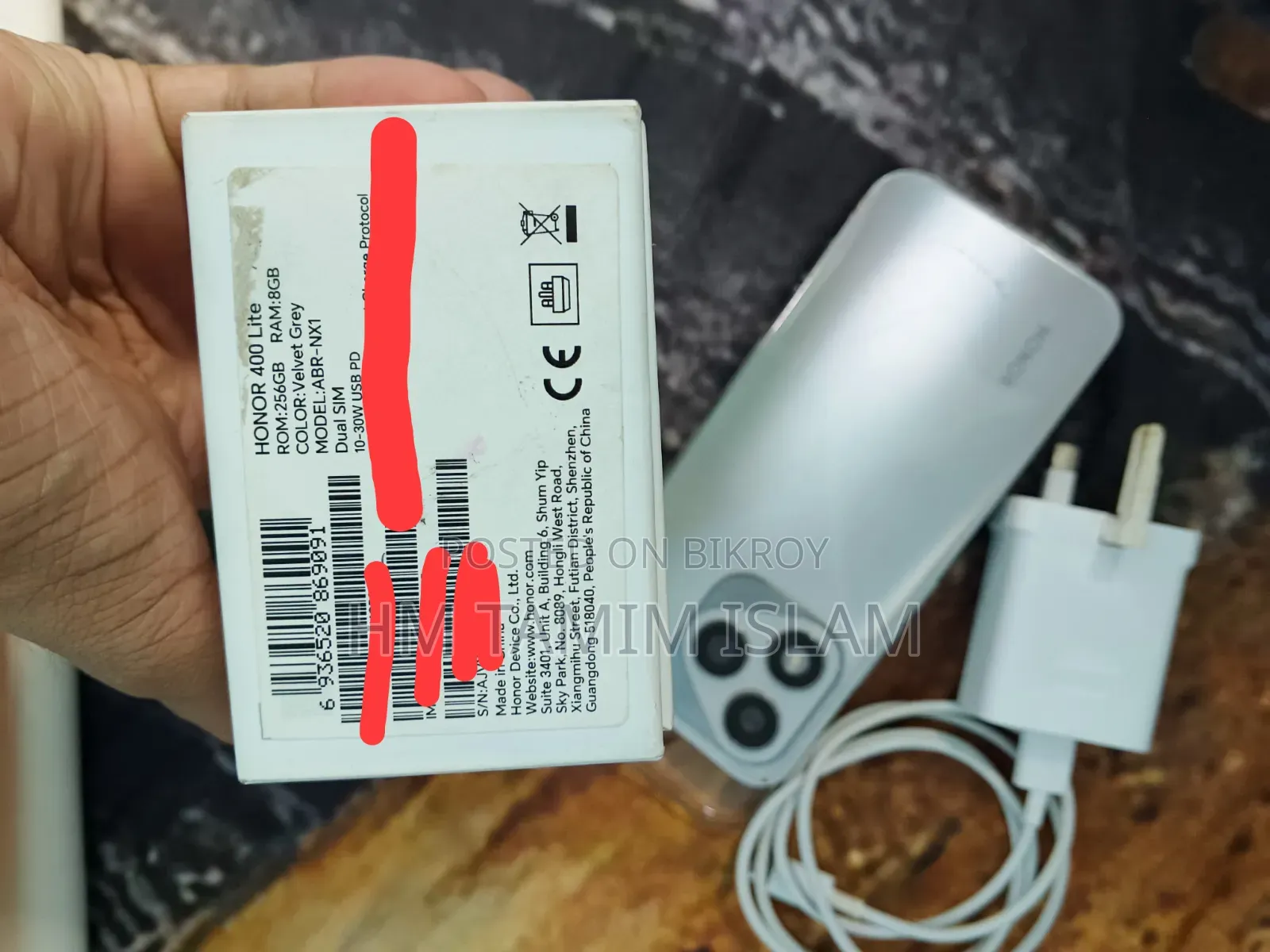 Honor 400 Lite 256 GB Gray
