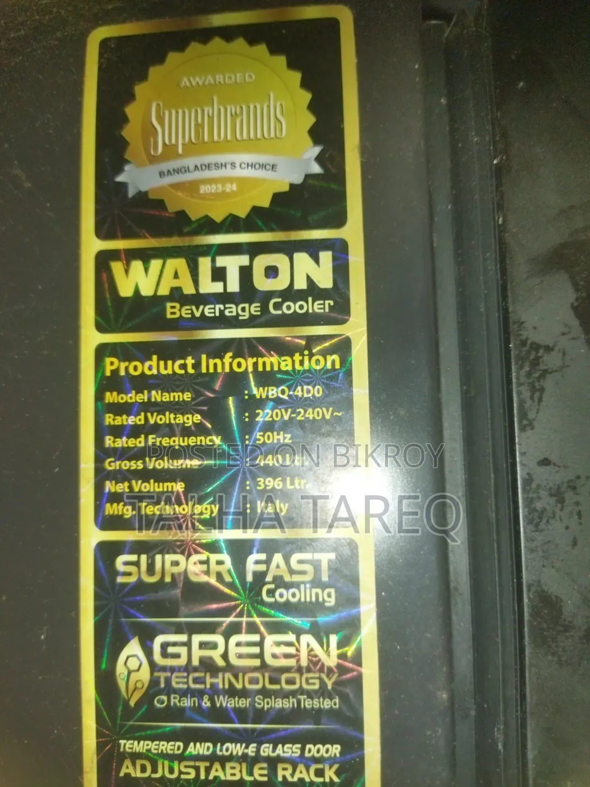 Walton Beverage Cooler Fridge