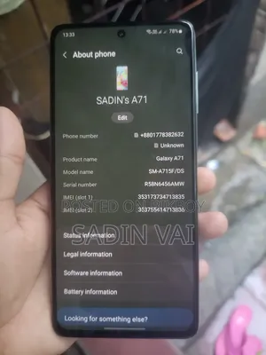 Samsung Galaxy A71 128 GB Green