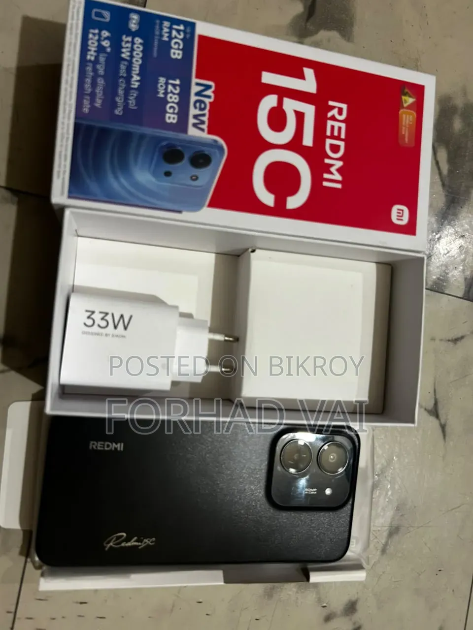 Xiaomi Redmi 15C 4G 128 GB Black