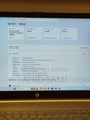 Laptop HP 15 8GB Intel Core I5 HDD 1T