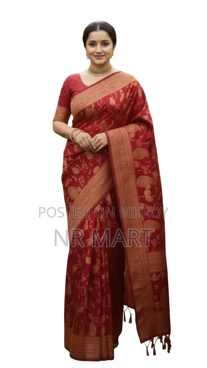  প্রিমিয়াম জাপানি সিল্ক শাড়ি (ম্যাচিং ব্লাউজ পিসসহ)