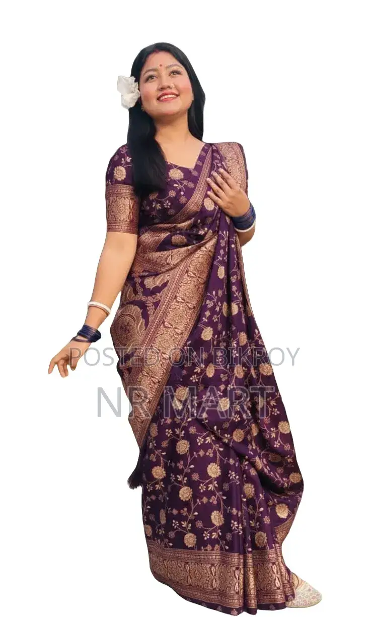  প্রিমিয়াম জাপানি সিল্ক শাড়ি (ম্যাচিং ব্লাউজ পিসসহ)