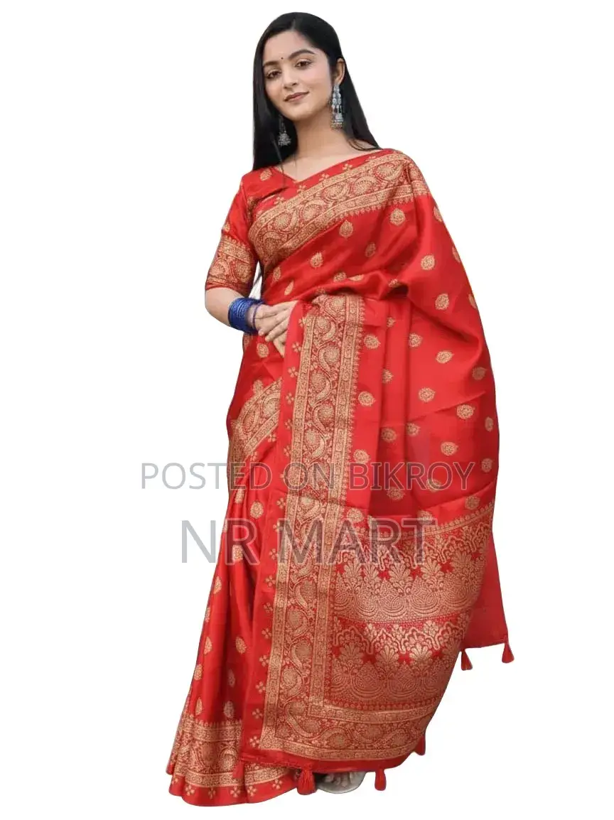  প্রিমিয়াম জাপানি সিল্ক শাড়ি (ম্যাচিং ব্লাউজ পিসসহ)