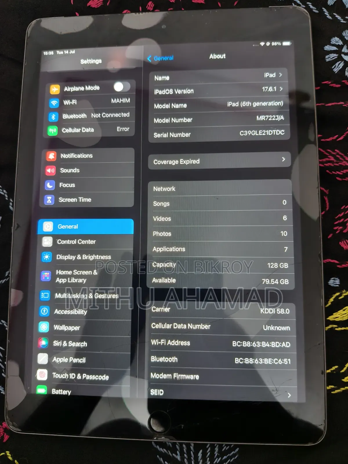 Apple iPad mini 6 128 GB Silver