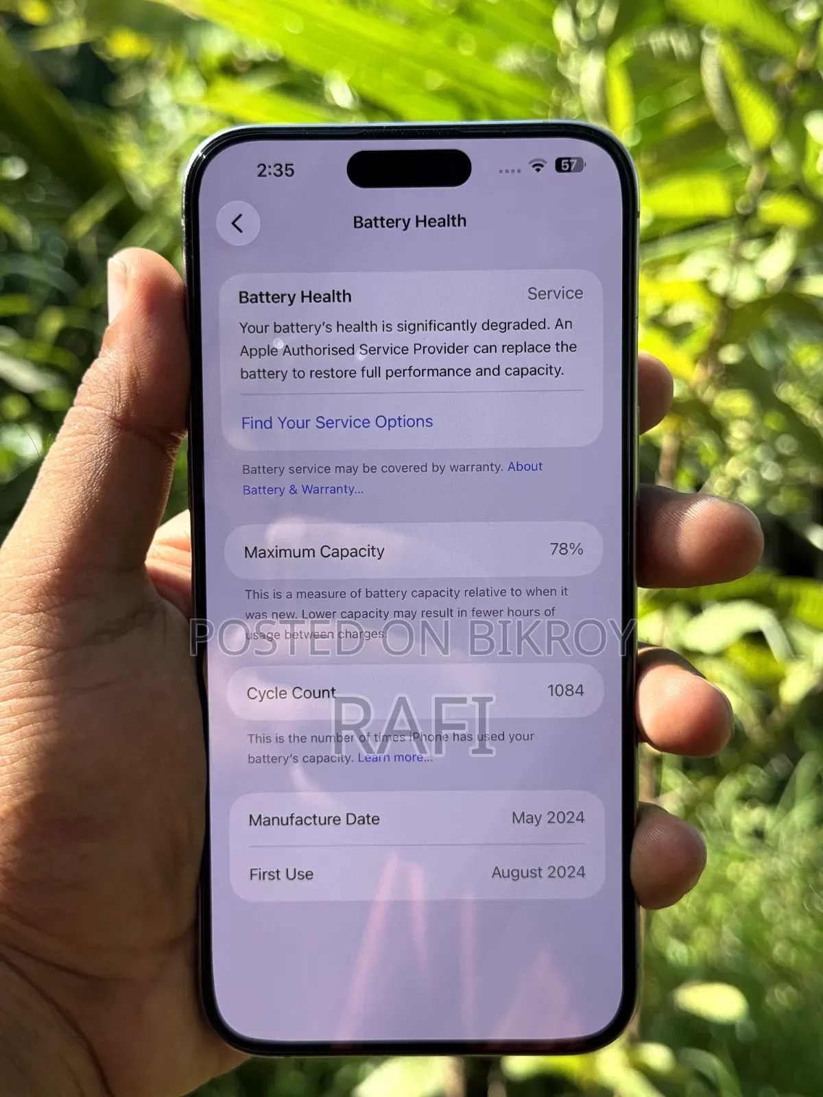 Apple iPhone 15 Pro Max 256 GB Silver