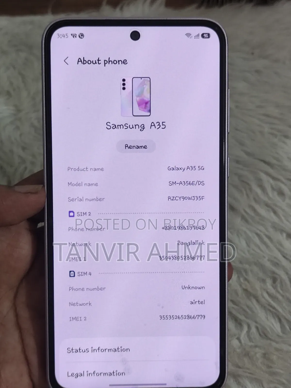 Samsung Galaxy A35 128 GB Pink