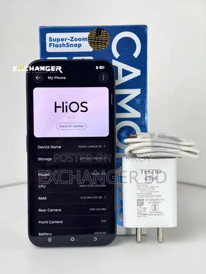 টেকনো ক্যামন ৫০ ২৫৬ জিবি কালো