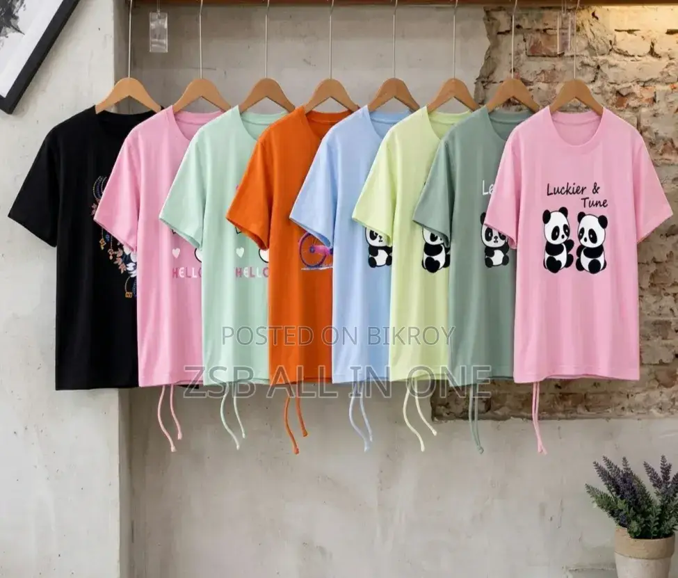 Stylish Ladies Drop Shoulder Tshirt Updated Collection