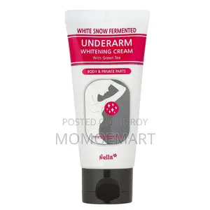 Nella White Snow Underarm Whitening Cream - 50ml, Free Sanitary Napkin