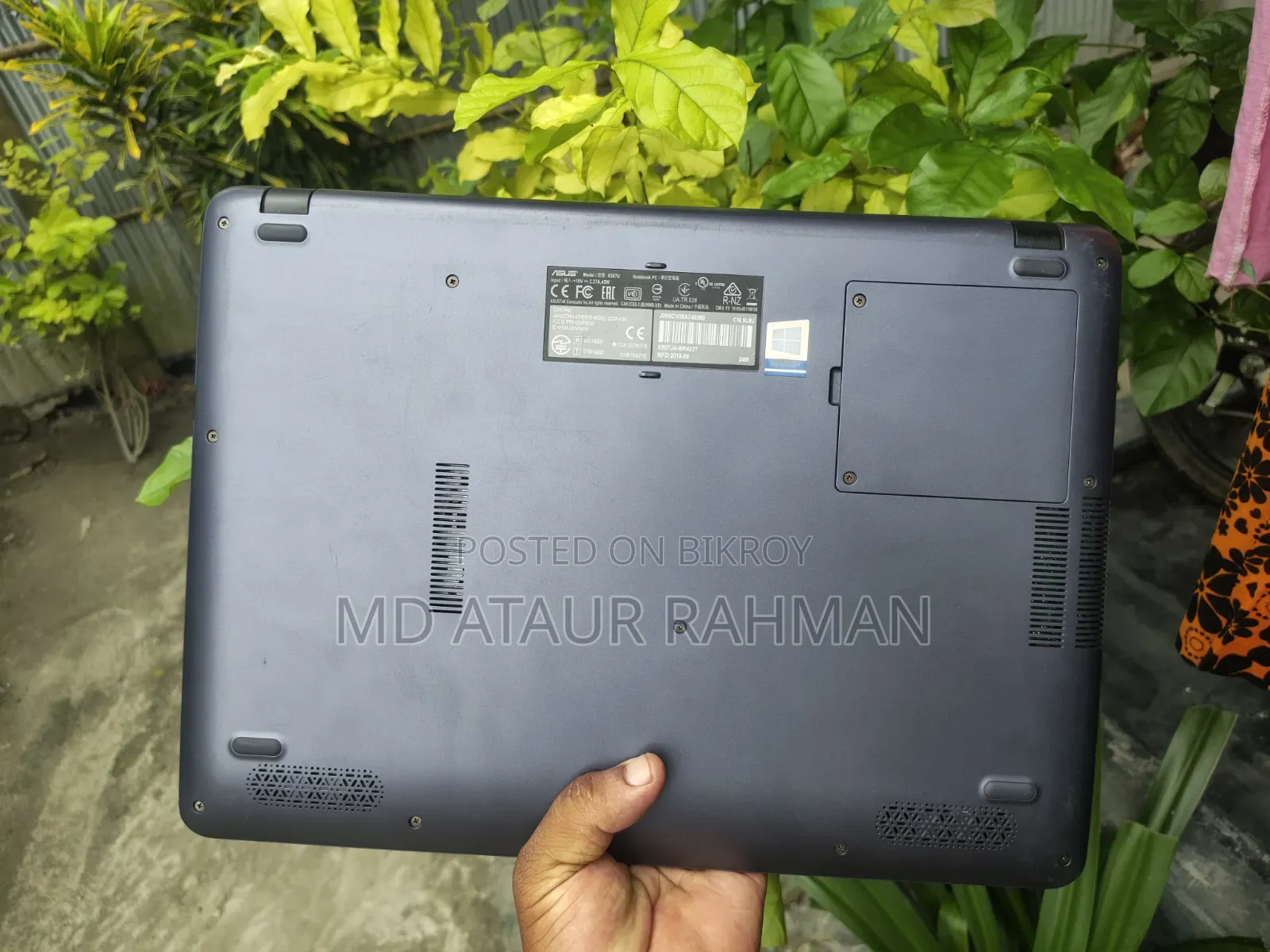 ল্যাপটপ আসুস ১৬জিবি ইন্টেল কোর আই৫ এইচডিডি+এসএসডি ১টিবি