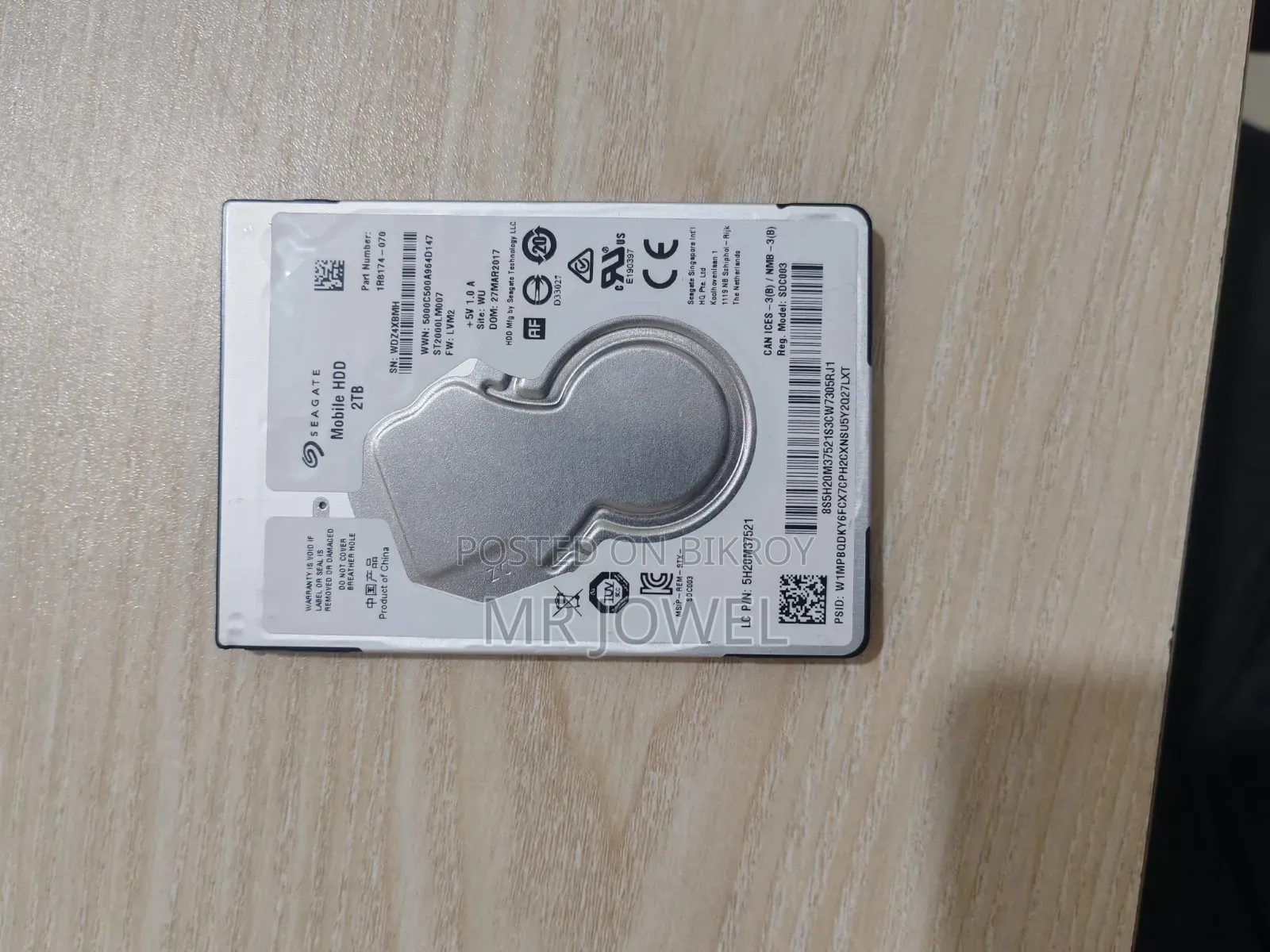 Seagate 2 TB Laptop Hard Disk