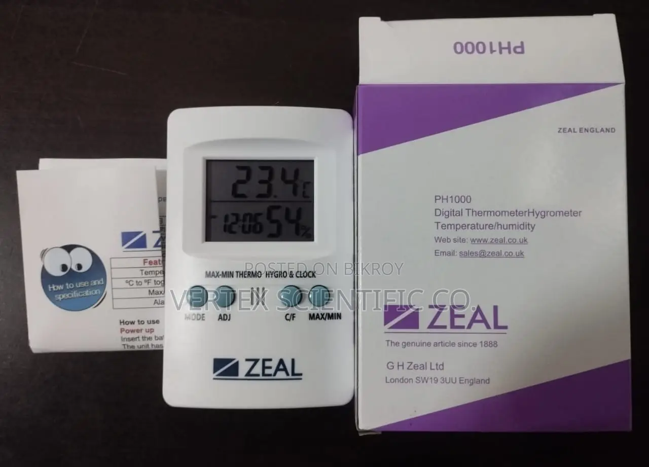 Zeal Ph1000 Digital Hygrometer
