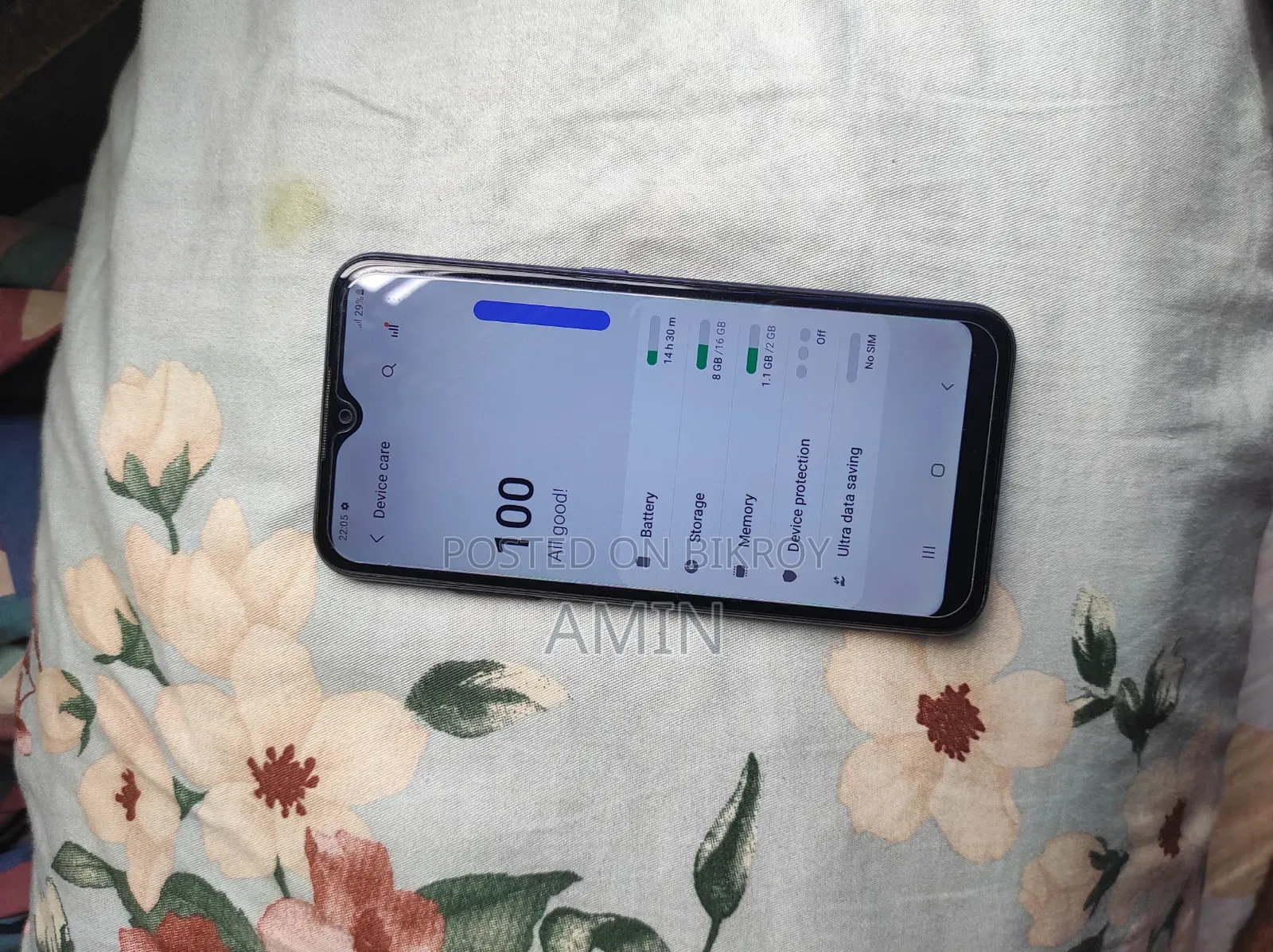 স্যামসাং গ্যালাক্সি এ০১ ১৬ জিবি নীল