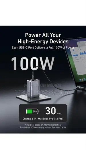 Anker Prime 100w Gan Wall Charger 3 Port of 2 USB-C 1 USB-A(US Import)