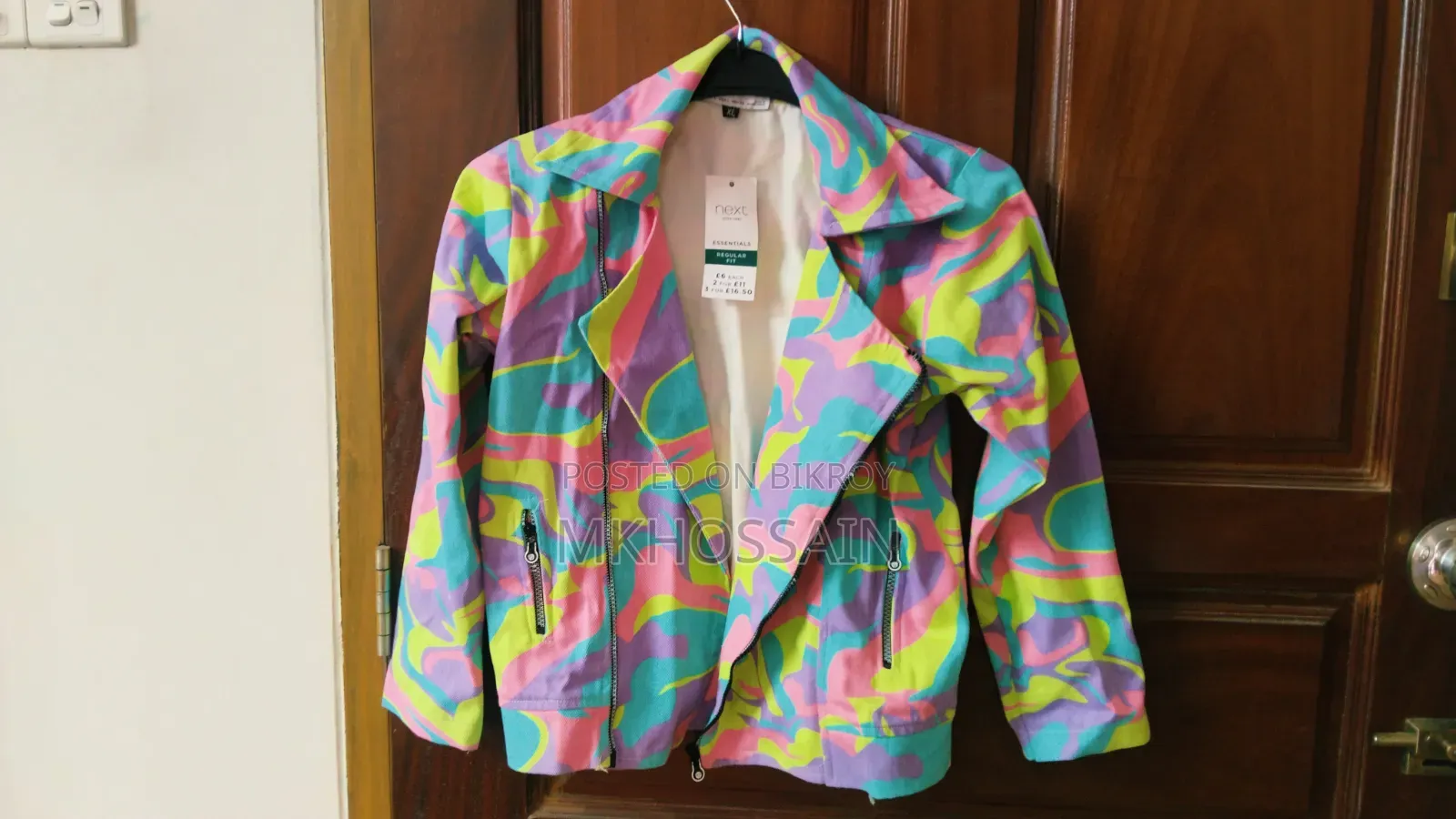 Jeans Rainbow Colour Jacket For Sale Intake