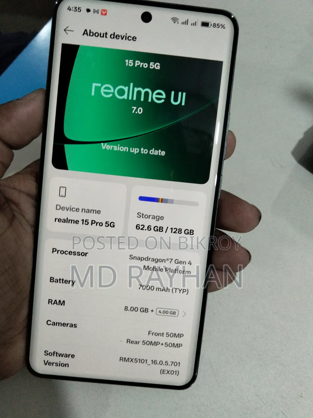 Realme 16 Pro 256 GB Green