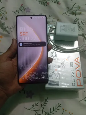 New Tecno Pova Curve 256 GB Black