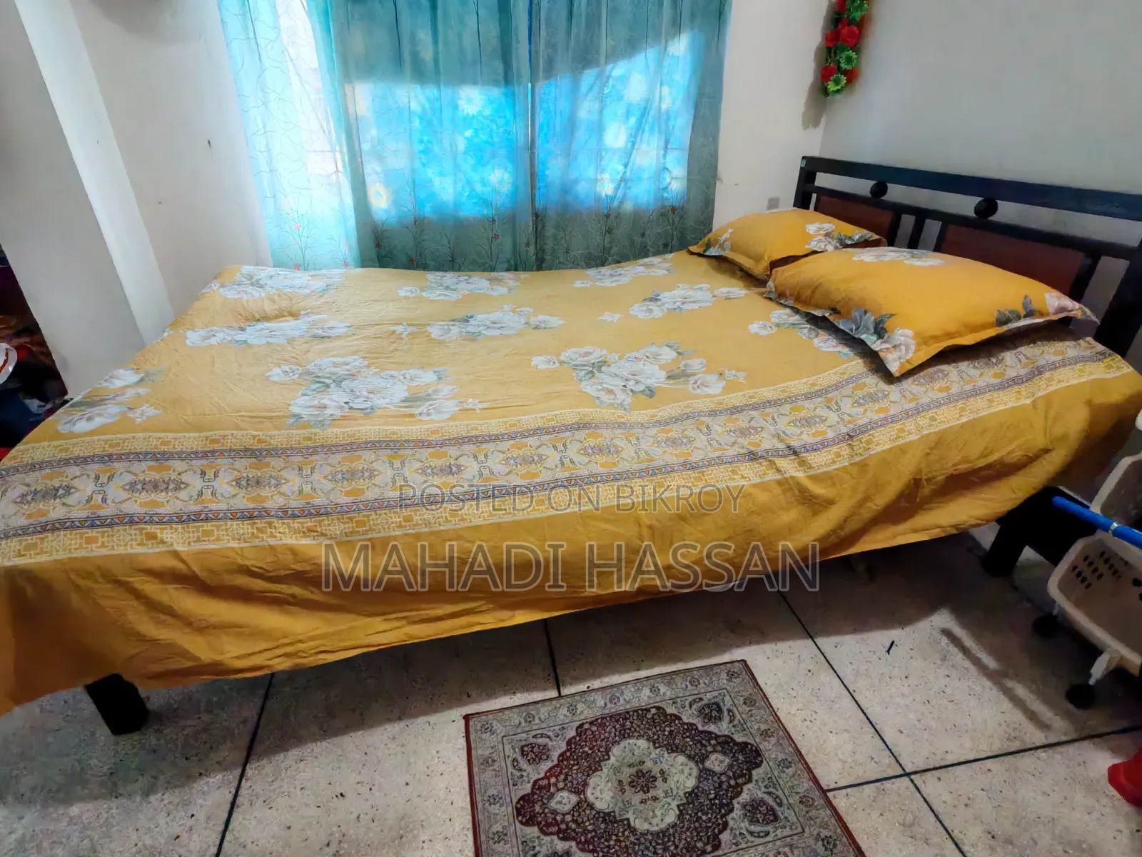 Used but in good condition 6ft x 3.5ft semi-double bed for sale