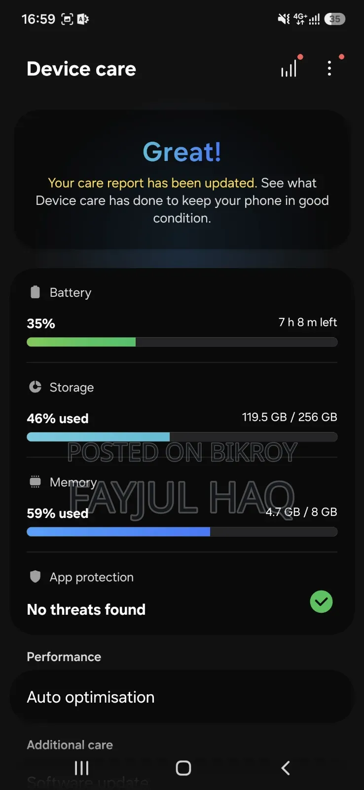 Samsung Galaxy A55 256 GB Blue