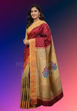 Nakshi Dupian Silk Saree (Without Blouse Piece)