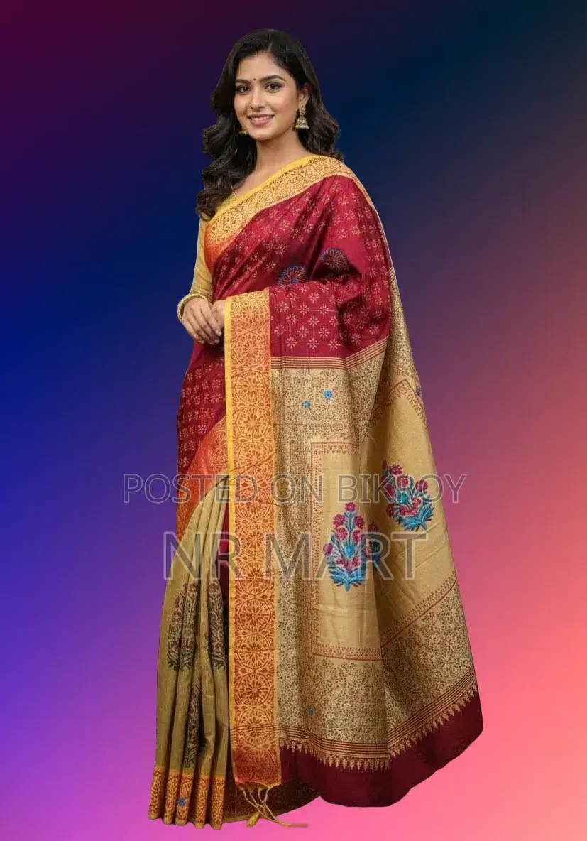 Nakshi Dupian Silk Saree (Without Blouse Piece)