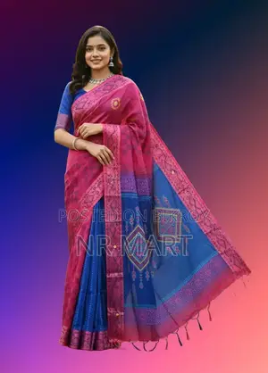 Nakshi Dupian Silk Saree (Without Blouse Piece)