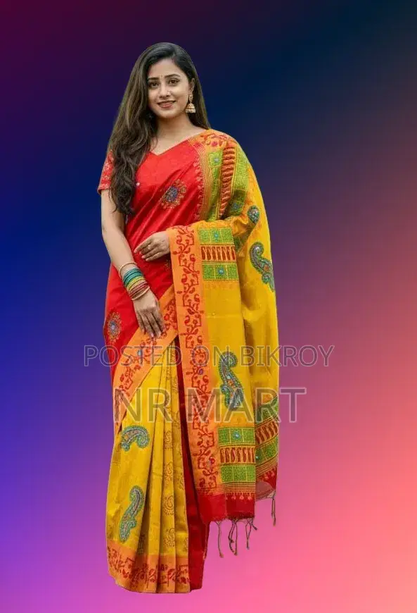 Nakshi Dupian Silk Saree (Without Blouse Piece)