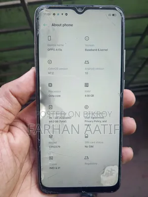 Oppo A15s 64 GB White