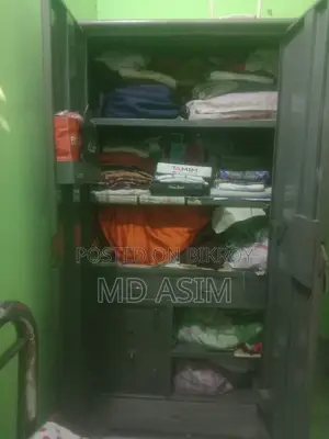 Old Steel Almirah (Two doors, with heavy locker) in good condition | 120kg