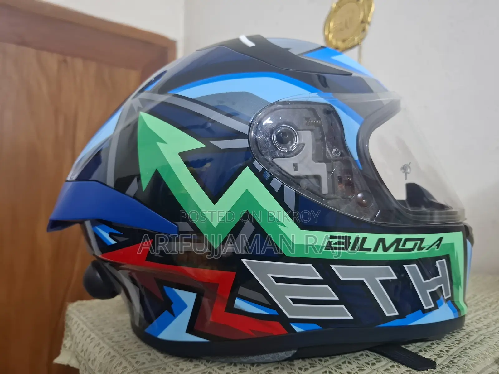 Bilmola Eth Full Face Helmet + FreedConn T-Max S Pro (Combo Sale)