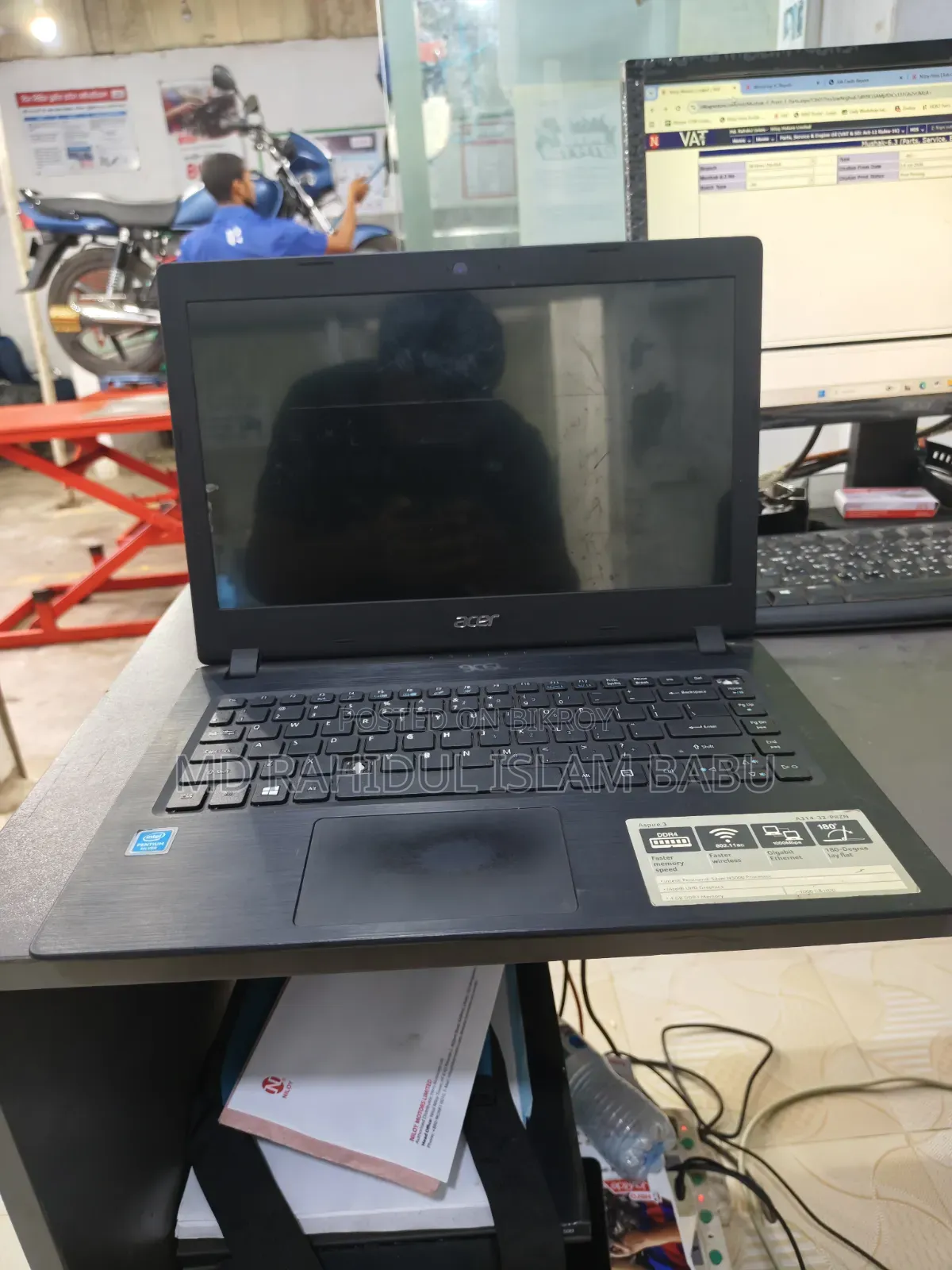 ল্যাপটপ Acer Aspire 3 4GB Intel Pentium SSD 1T