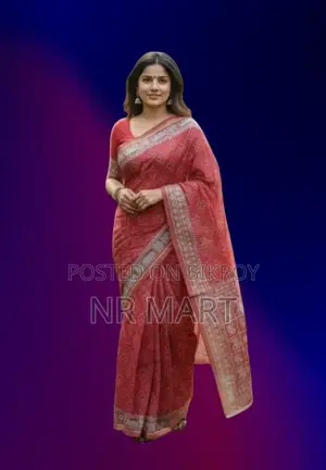 Premium Kaftan Silk Saree (With Separate Blouse Piece)