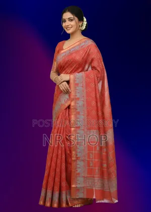 Premium Kaftan Silk Saree (with separate blouse piece)