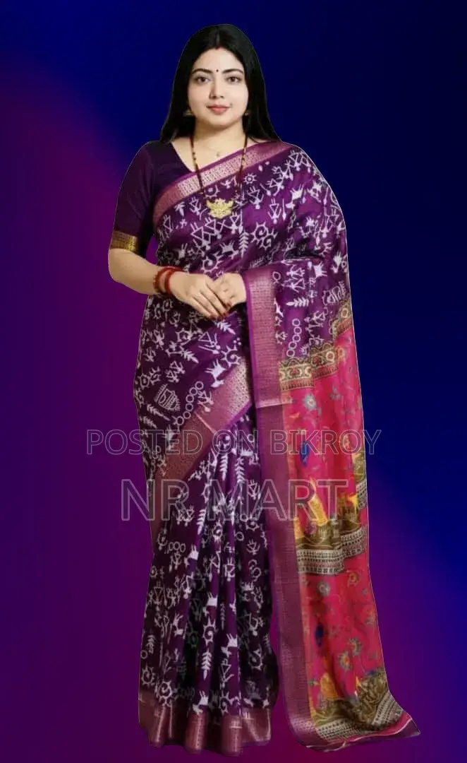 Premium Kaftan Silk Saree (With Separate Blouse Piece)
