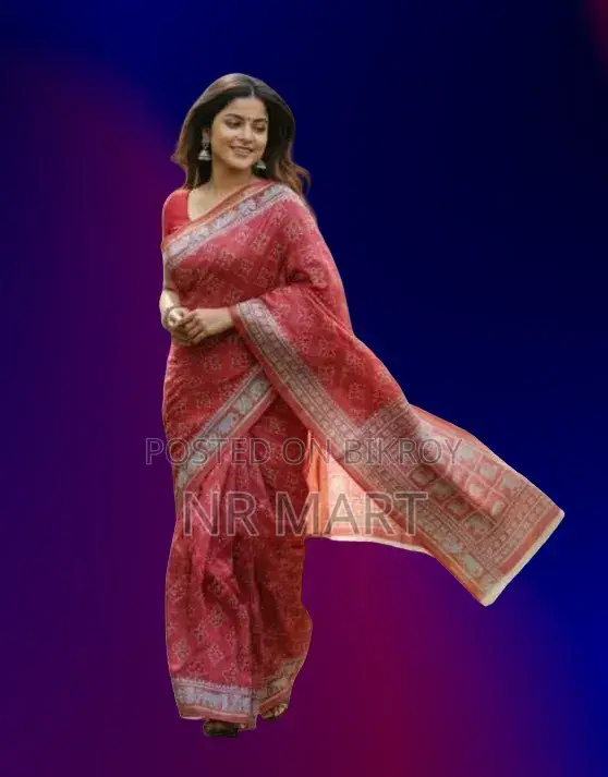 Premium Kaftan Silk Saree (With Separate Blouse Piece)