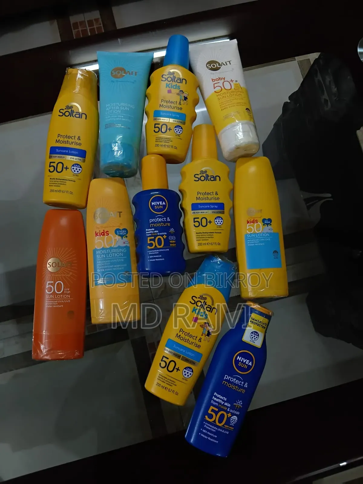 Original UK Sunscreen Collection – Soltan, Nivea & Solait