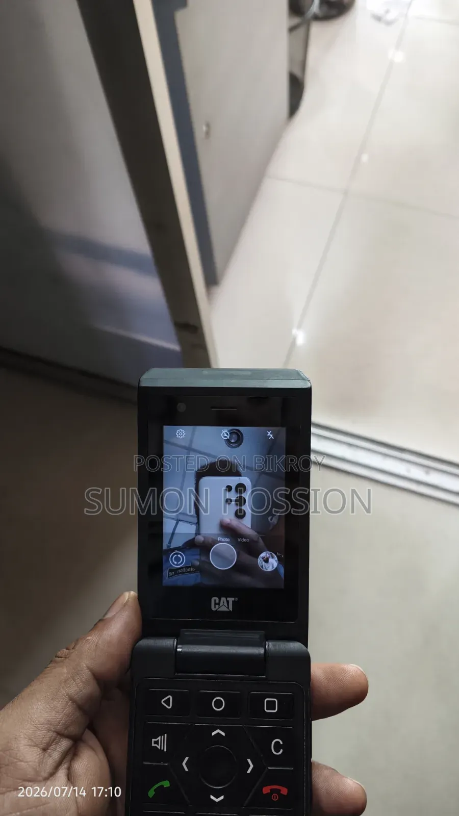 Cat S22 Flip 16 GB Black