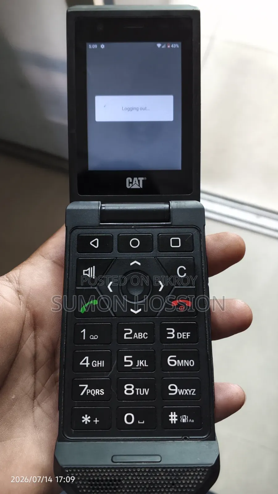 Cat S22 Flip 16 GB Black