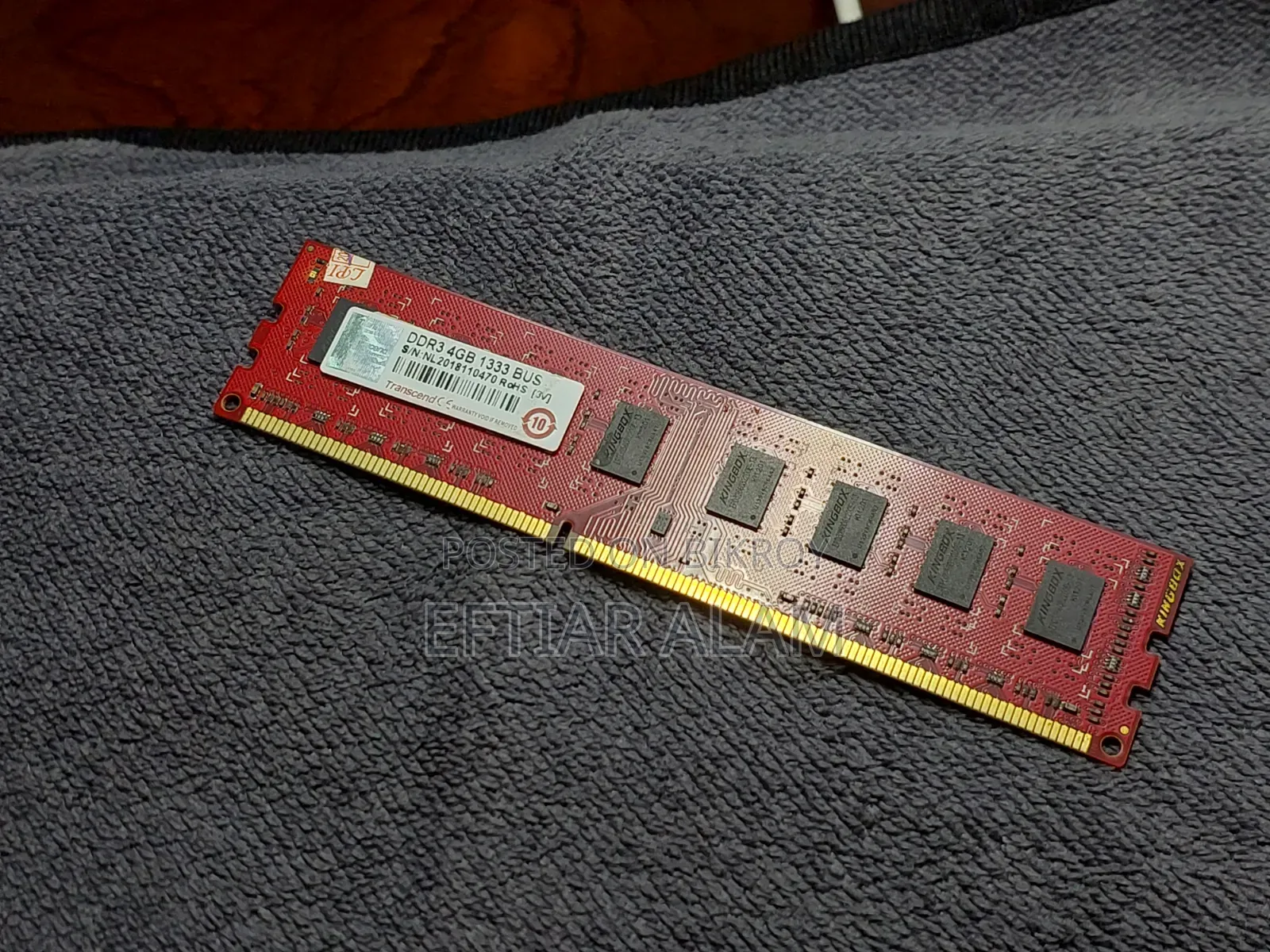 DDR3 1333MHz 4GB RAM Stick