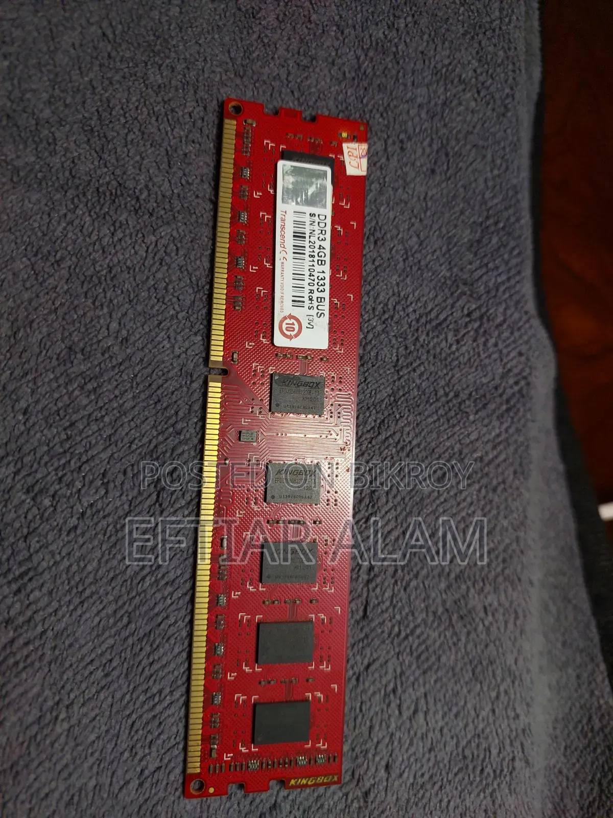 DDR3 1333MHz 4GB RAM Stick